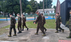 Visita do Comandante Militar do Norte à Vila Militar e Palestra sobre Saúde Mental.